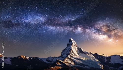 Voie Lactée au-dessus du Cervin