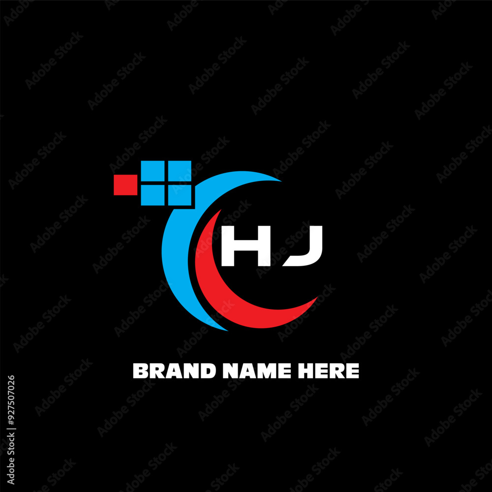HJ letter logo modern logo design on black color background
HJ letter logo modern logo design on black color background