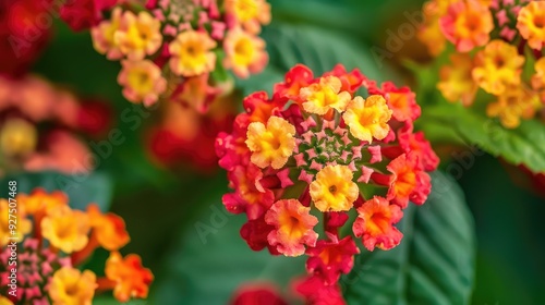 red and yellow flowers