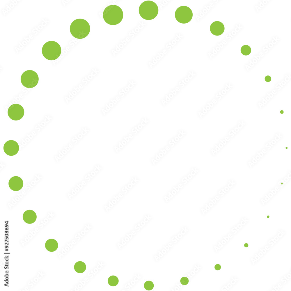 Circle shape with dots, dashed line circle form in prism study, Circular, concentric and radial lines. Geometric circle element Circle shape with dots, dashed line circle form in prism study, Circular, concentric and radial lines. Geometric circle element