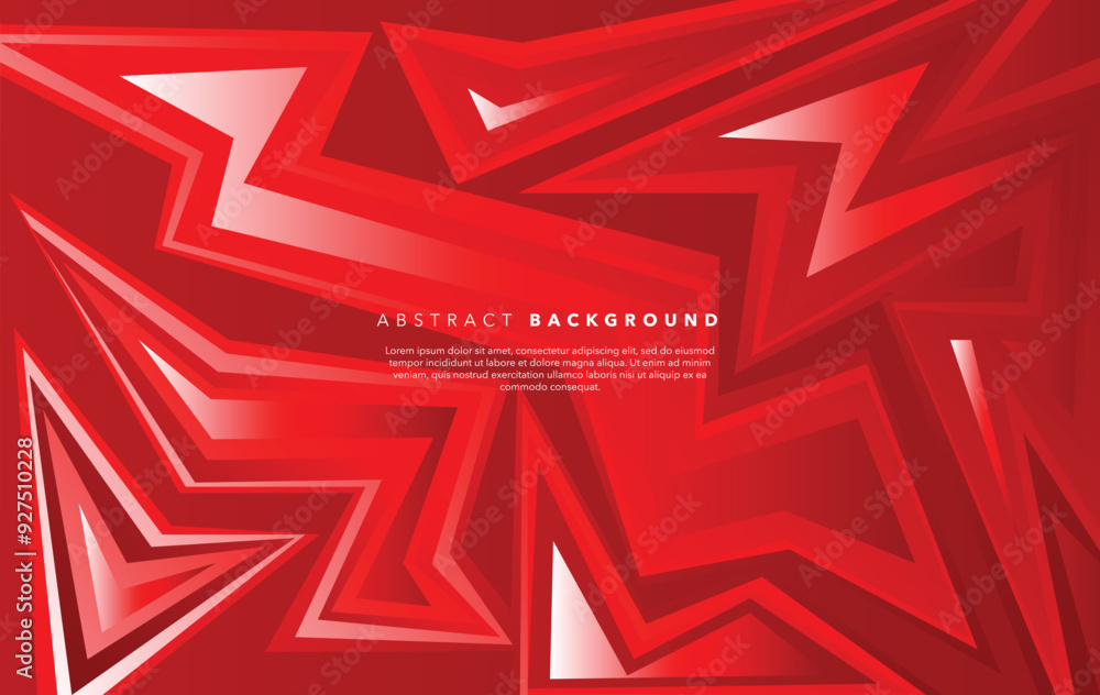 red and white modern abstract background design template