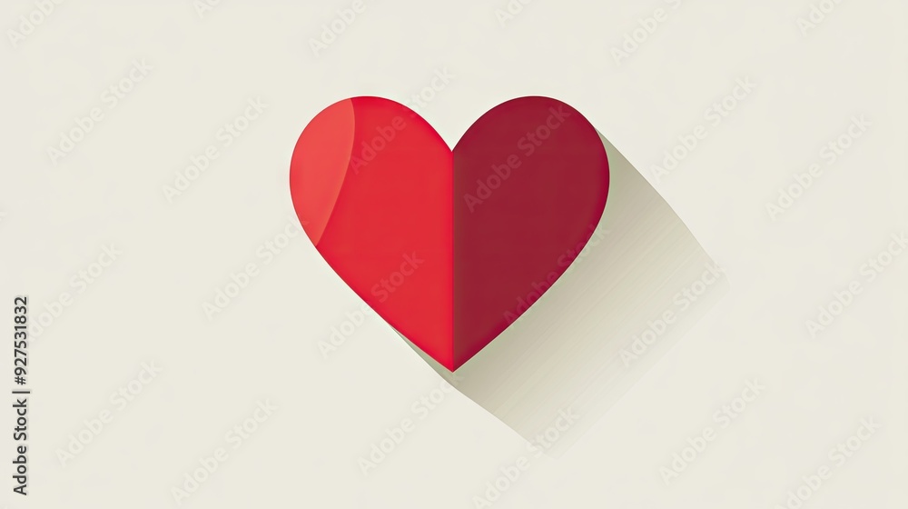 Minimalistic vector heart icon on a clean background. Great for love-related content, app icons, or simple graphic design elements. Minimalistic vector heart icon on a clean background. Great for love-related content, app icons, or simple graphic design elements.