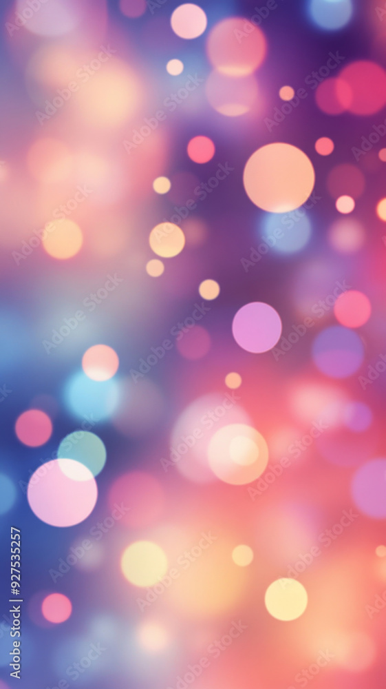 Abstract festive bokeh lights on dark background Abstract festive bokeh lights on dark background