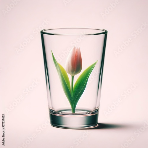 flower arrangement in glass