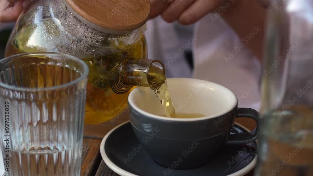 A girl with a transparent teapot pours tea into a cup.
Tea is pouring into a cup.
Green tea and teapot.
Beautiful teapot.
Hot tea.
Girl drinking tea A girl with a transparent teapot pours tea into a cup.
Tea is pouring into a cup.
Green tea and teapot.
Beautiful teapot.
Hot tea.
Girl drinking tea