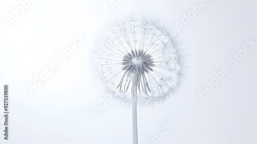 Wallpaper Mural Delicate Dandelion Seed Head Floating on a Minimal Backdrop Torontodigital.ca