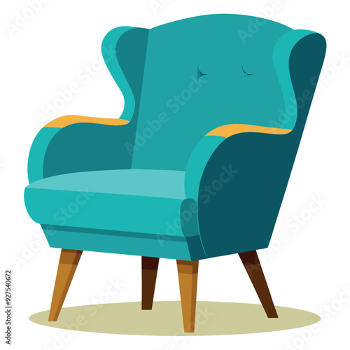 Accent Chair Vector Design Illustration