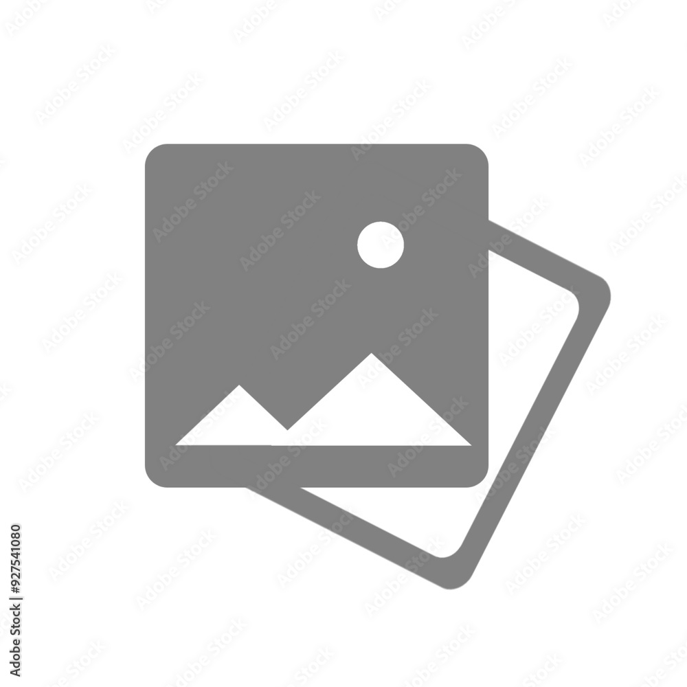 gallery icon and logo ,gray colour icon gallery icon and logo ,gray colour icon