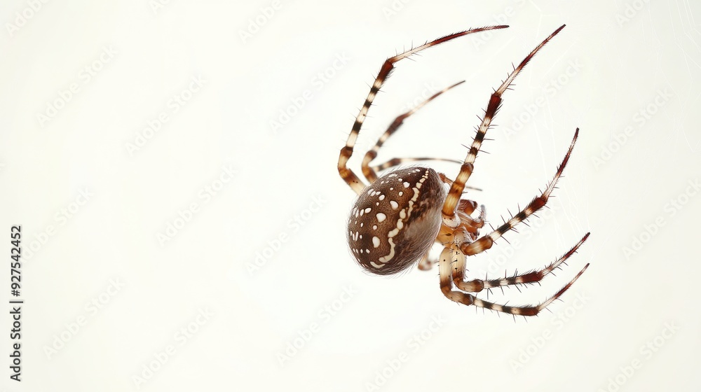 A Spider in its Web, a Close-Up Shot A Spider in its Web, a Close-Up Shot