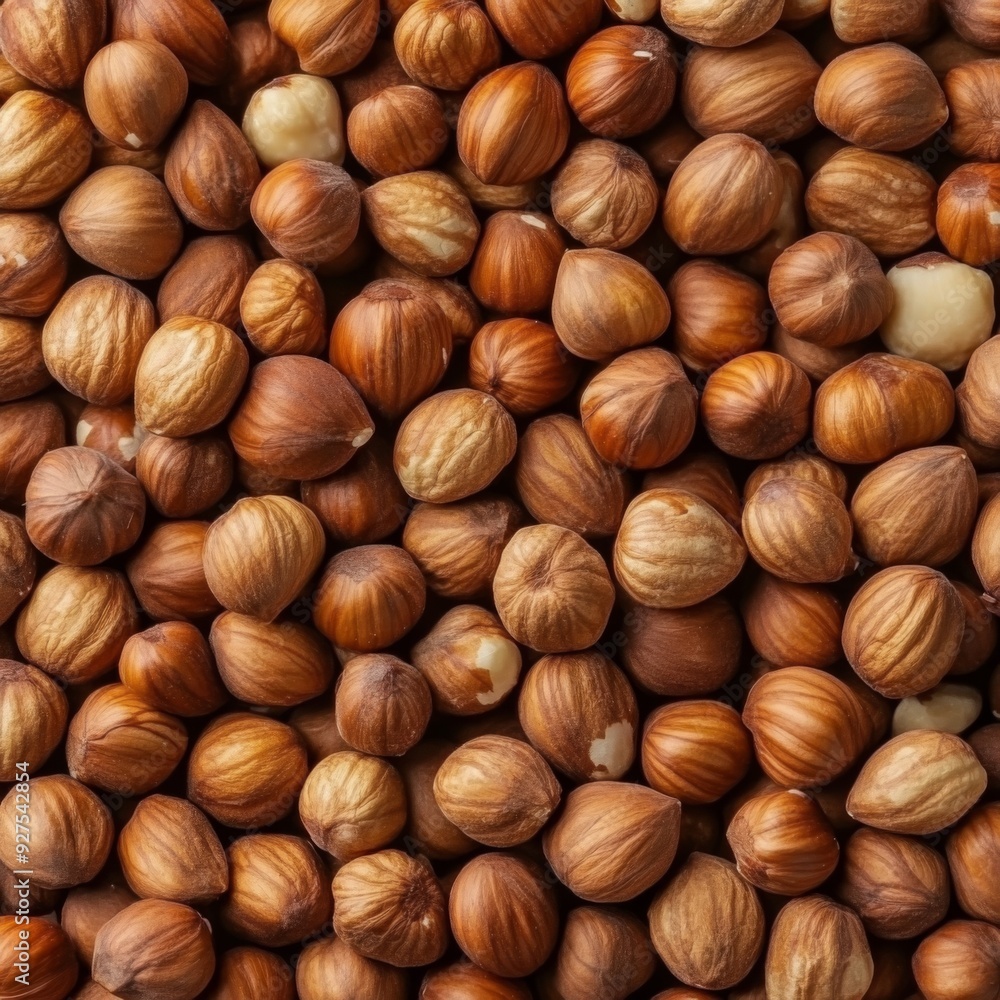 Background of hazelnuts nuts as situated arbitrarily, top view. Healthy snack Background of hazelnuts nuts as situated arbitrarily, top view. Healthy snack