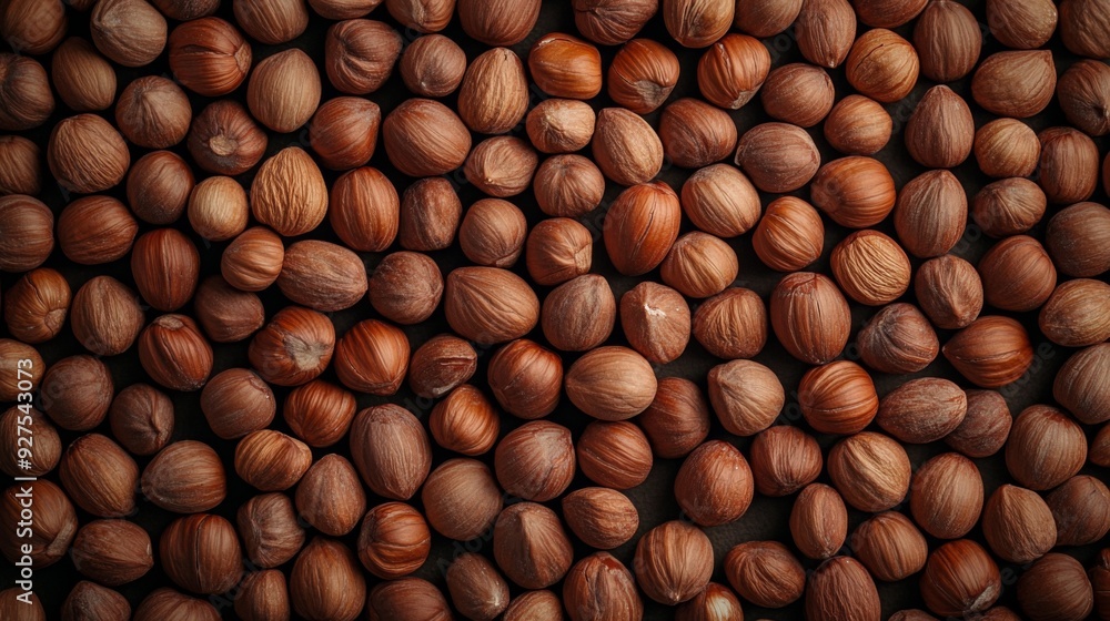 Background of hazelnuts nuts as situated arbitrarily, top view. Healthy snack Background of hazelnuts nuts as situated arbitrarily, top view. Healthy snack