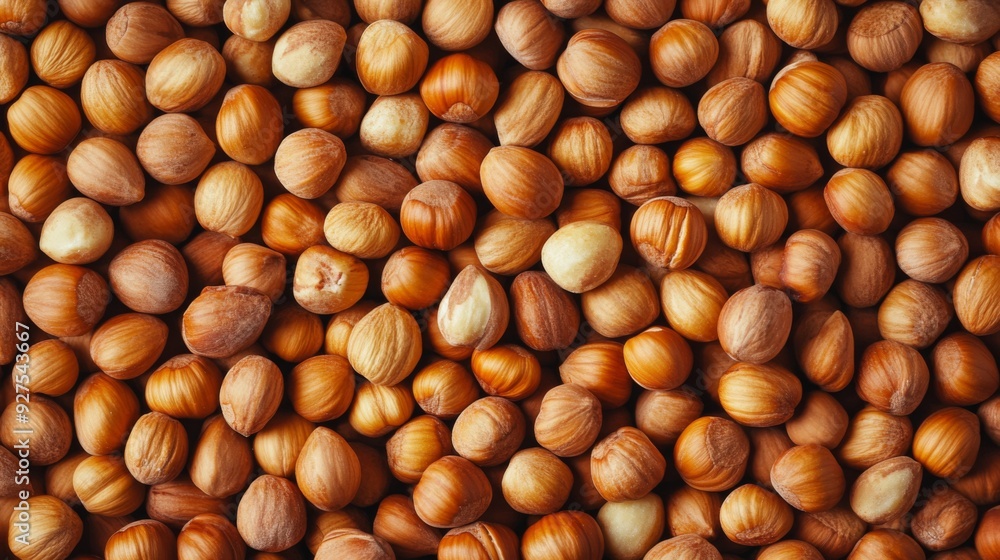 Background of hazelnuts nuts as situated arbitrarily, top view. Healthy snack Background of hazelnuts nuts as situated arbitrarily, top view. Healthy snack