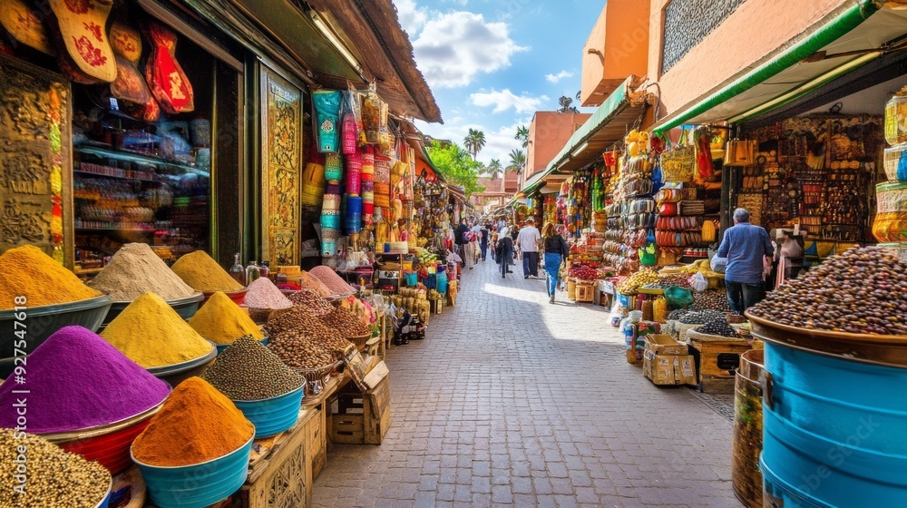 Vibrant Street Market in Mar - Capture the Energy Vibrant Street Market in Mar - Capture the Energy