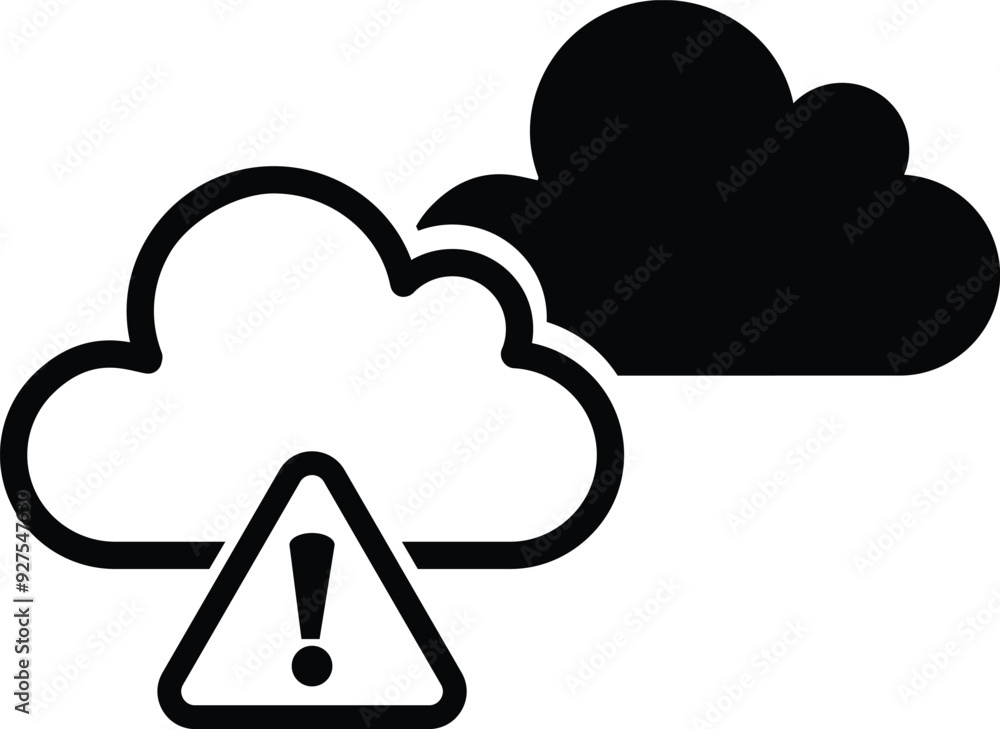 Bad Weather icon design with white background stock illustration Bad Weather icon design with white background stock illustration