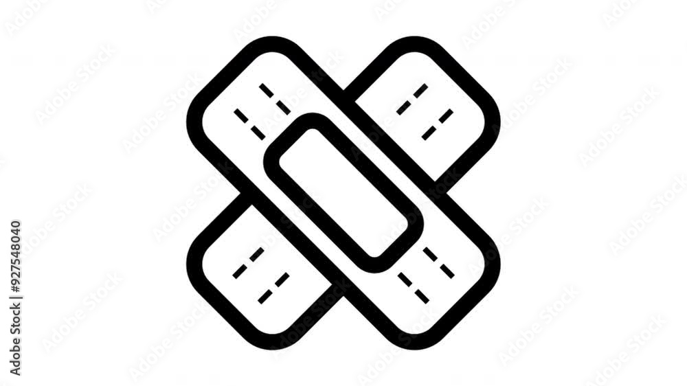 Pavement icon animation - Health and clean icon symbol motion design Pavement icon animation - Health and clean icon symbol motion design
