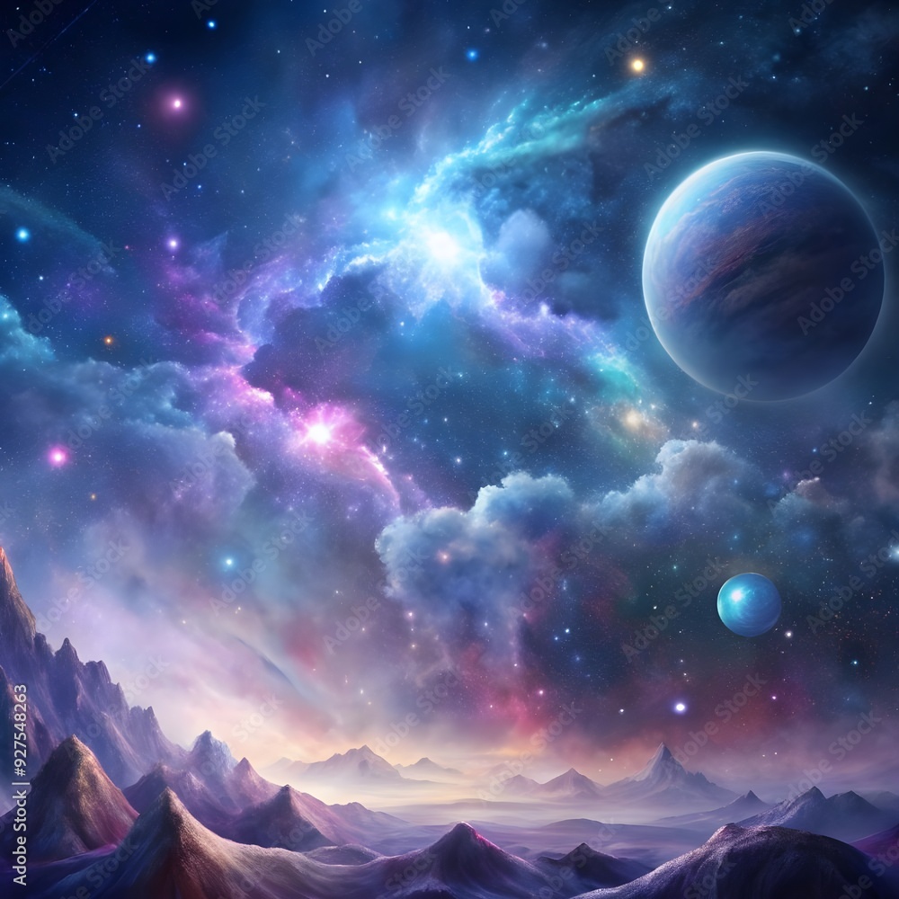 fantasy style galaxy background fantasy style galaxy background