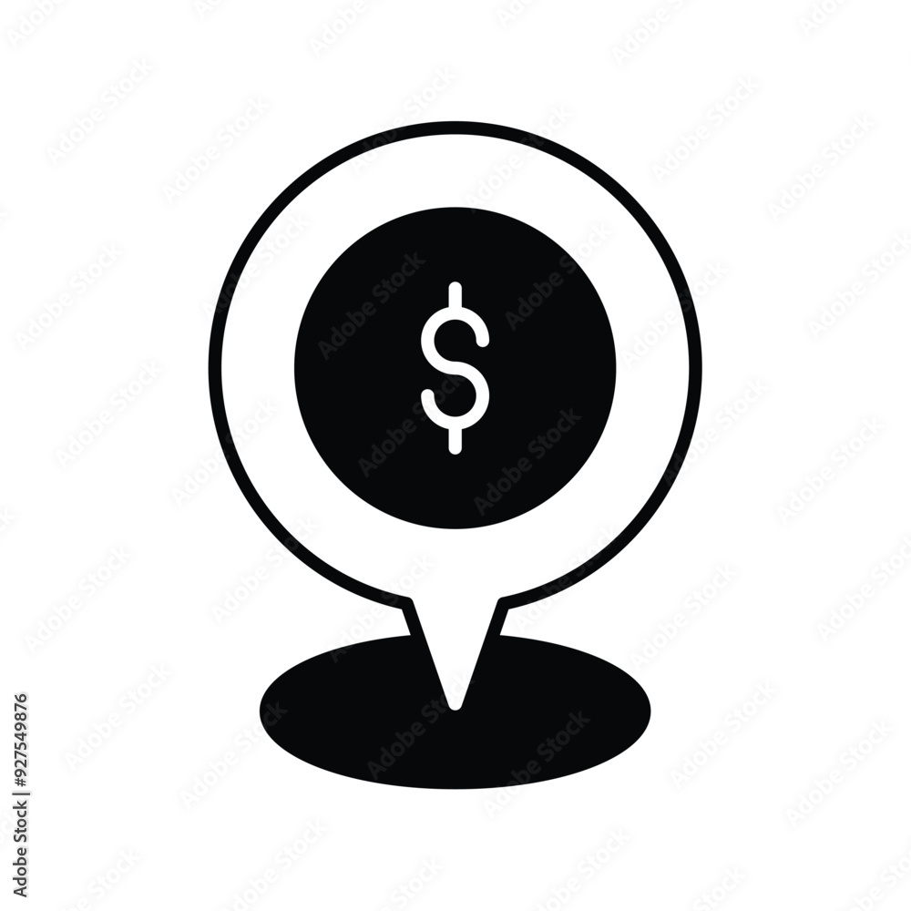 placeholder glyph icon with white background vector stock illustration placeholder glyph icon with white background vector stock illustration