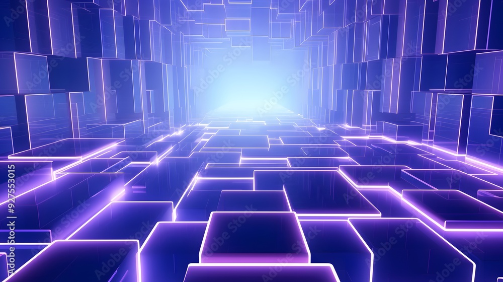 3d rendering of purple and blue abstract geometric background. Scene for advertising, technology, showcase, banner, game, sport, cosmetic, business, metaverse. Sci-Fi Illustration. Product display 3d rendering of purple and blue abstract geometric background. Scene for advertising, technology, showcase, banner, game, sport, cosmetic, business, metaverse. Sci-Fi Illustration. Product display