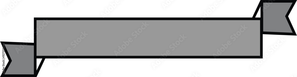Curved Banner Ribbon Vector Ribbon Banners Simple Flat Design Curved Banner Ribbon Vector Ribbon Banners Simple Flat Design