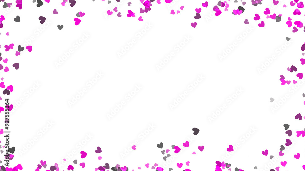 Christmas, valentine border frame texture. Christmas photo frame texture. Transparent background