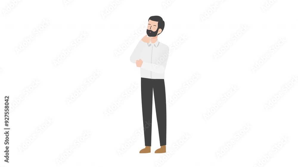 Man Thinking Something Man Thinking Something