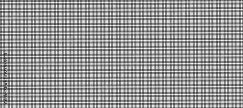 Grey and black plaid fabric texture background