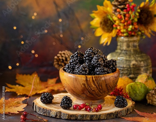 Brombeeren im Herbst 