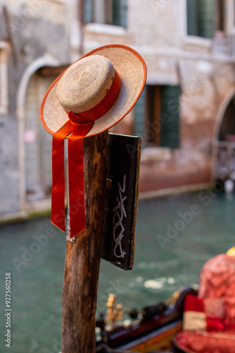 Konstfotografi Gondoliers hat