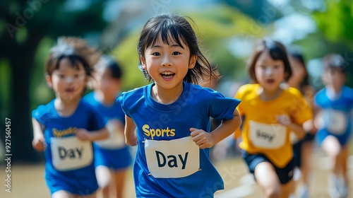 Japanese elementary school sports day