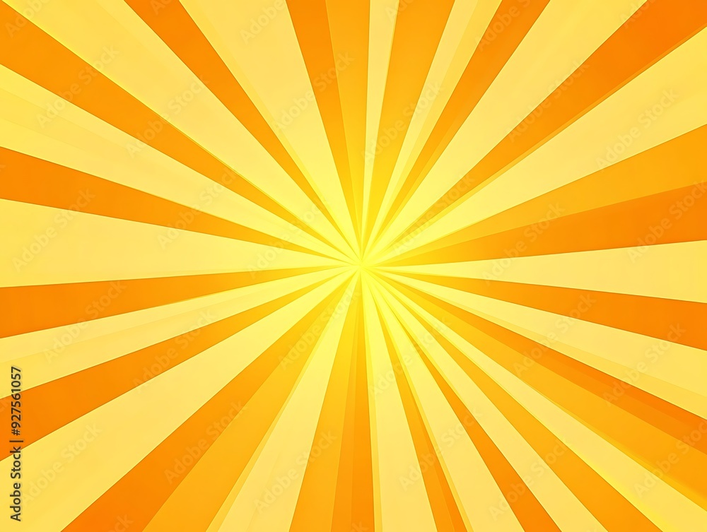 Sun ray or star burst comic radial lines background with vibrant yellow and orange beams, radiant light effect for dynamic pop art designs Sun ray or star burst comic radial lines background with vibrant yellow and orange beams, radiant light effect for dynamic pop art designs