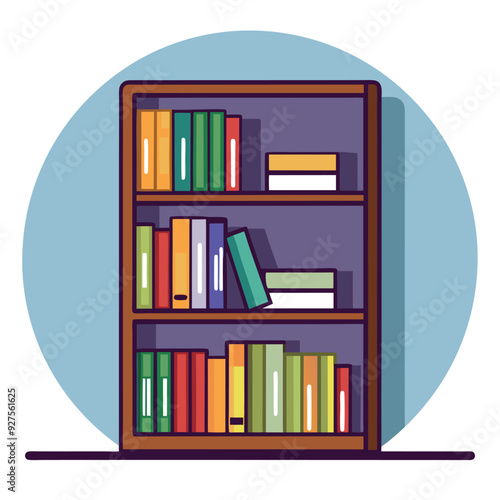 Bookshelf for Home Organization and Storage