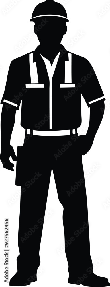 worker silhouette illustration black and white worker silhouette illustration black and white