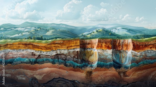 Cross Section of the Earth's Layers