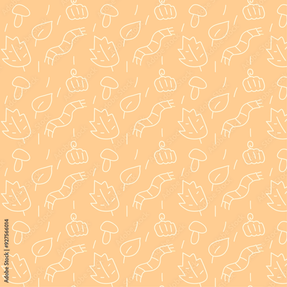 Cozy Doodle Autumn Pattern Cozy Doodle Autumn Pattern