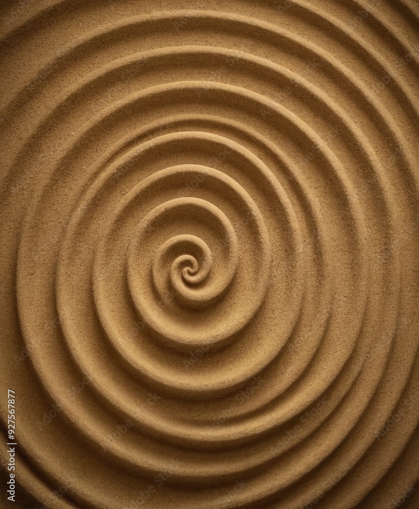 spiral pattern in sand spiral pattern in sand