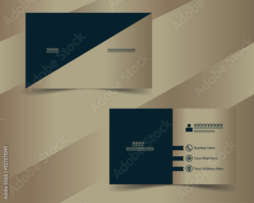 MODERN BUSINESS CARD DESIGN AND TAMPLATE