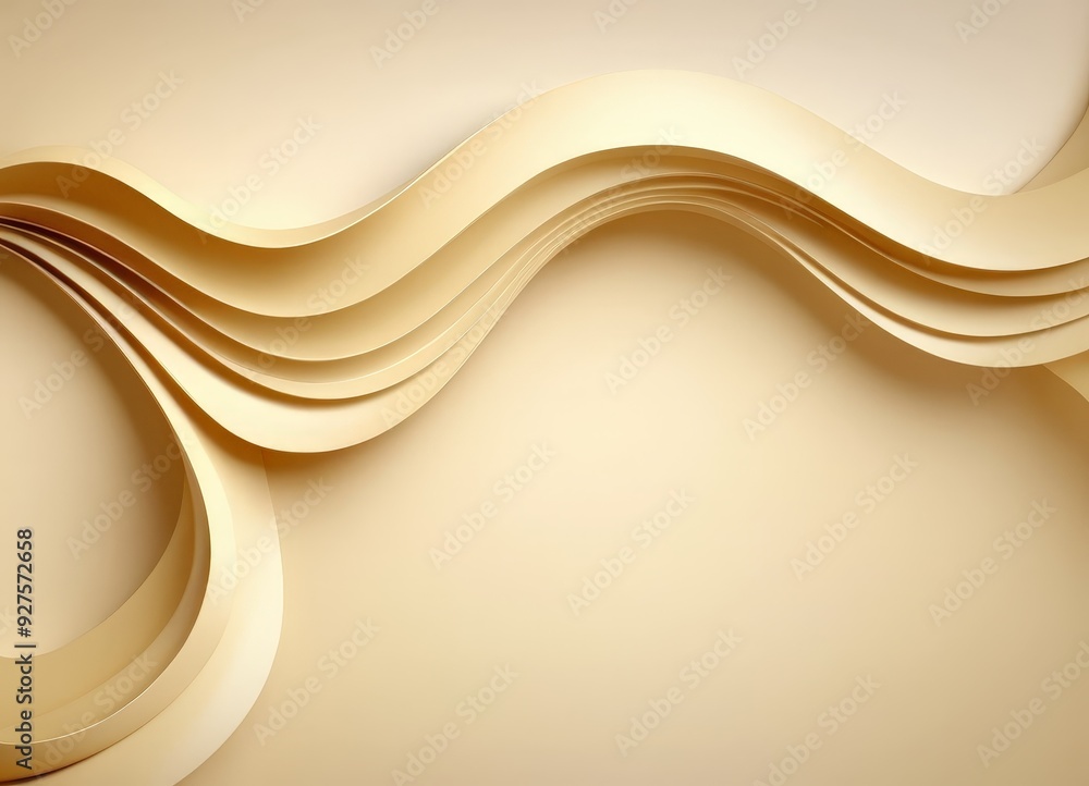 Obraz premium abstract 3d background with curved lines