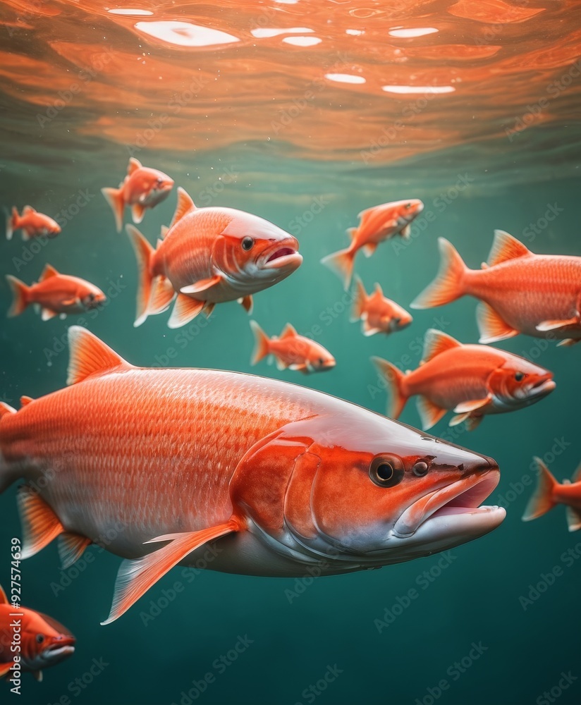 group fish swimming in the water group fish swimming in the water