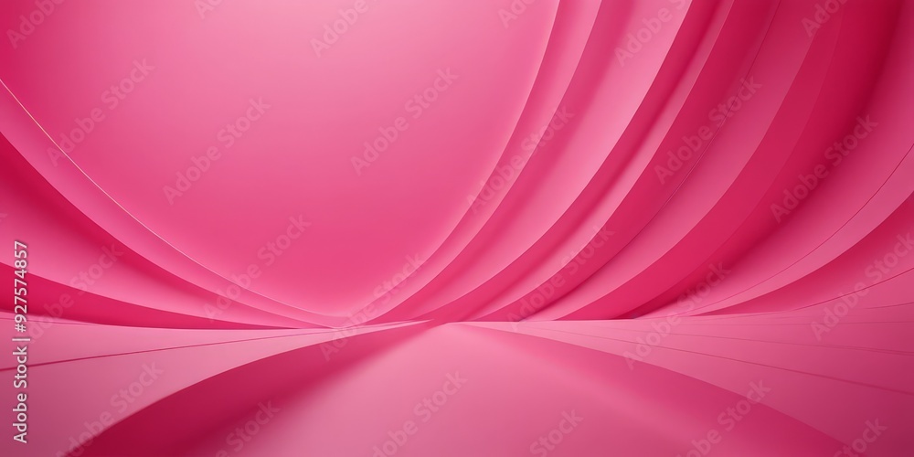 Fototapeta premium pink abstract background with curved lines