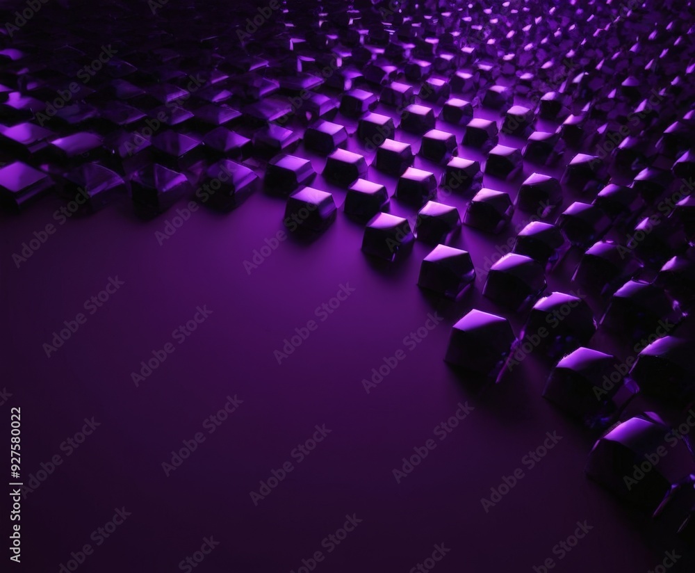 Obraz premium purple abstract background with cubes