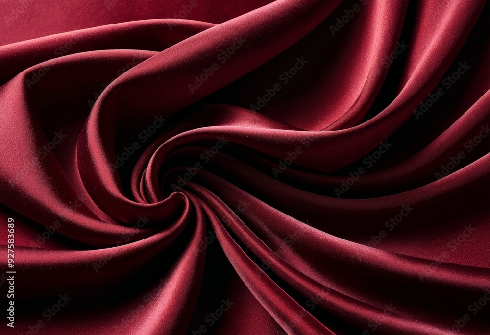 Obraz premium close up red fabric