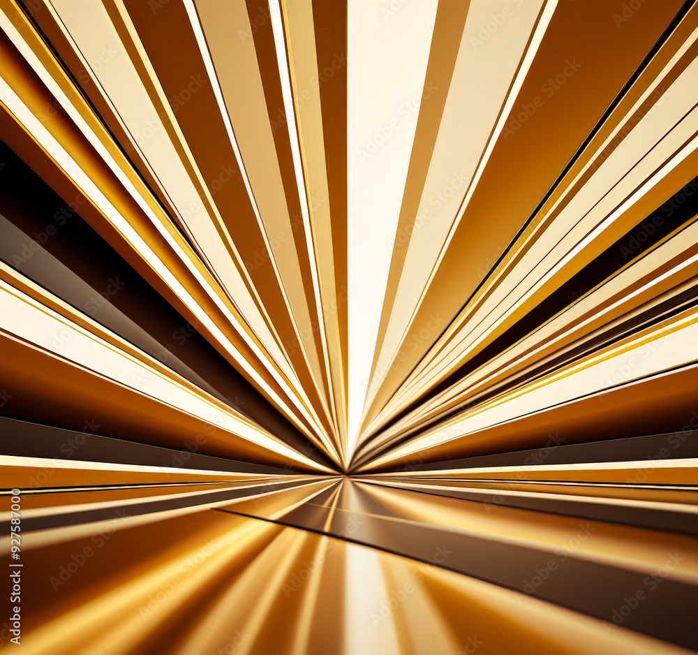 Obraz premium gold and black background with light
