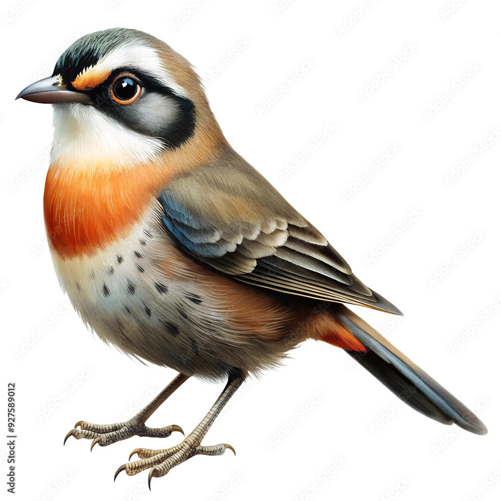 Fototapeta premium Bird, isolated on a transparent background