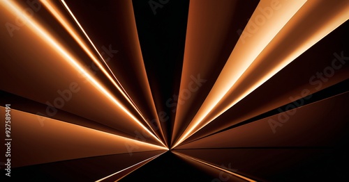 Wallpaper Mural black and gold background with light streaks Torontodigital.ca