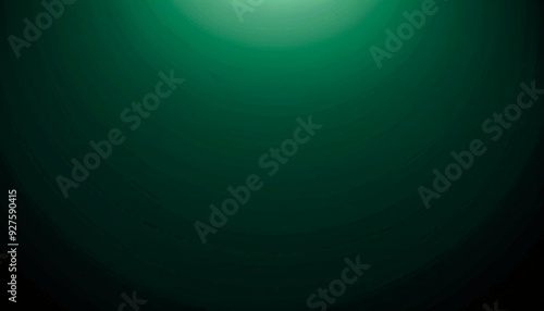 green ball with black background