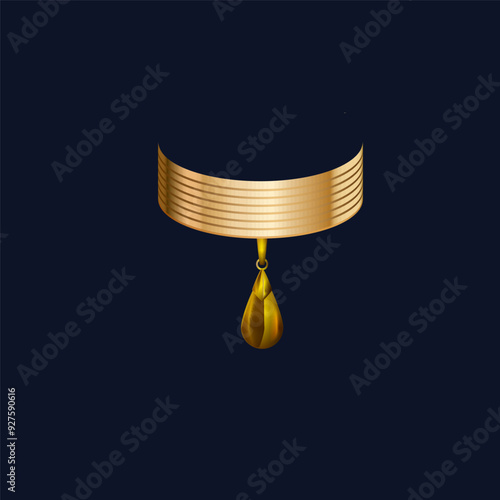 gold New Trendy Necklace Designs For Women