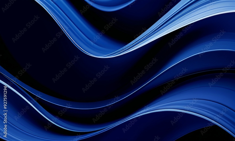 Obraz premium blue waves wallpapers hd