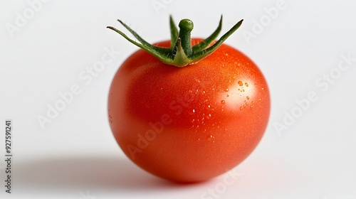 Wallpaper Mural 10. "A close-up of a fresh tomato on a white background, emphasizing its lycopene and nutrient-rich qualities Torontodigital.ca