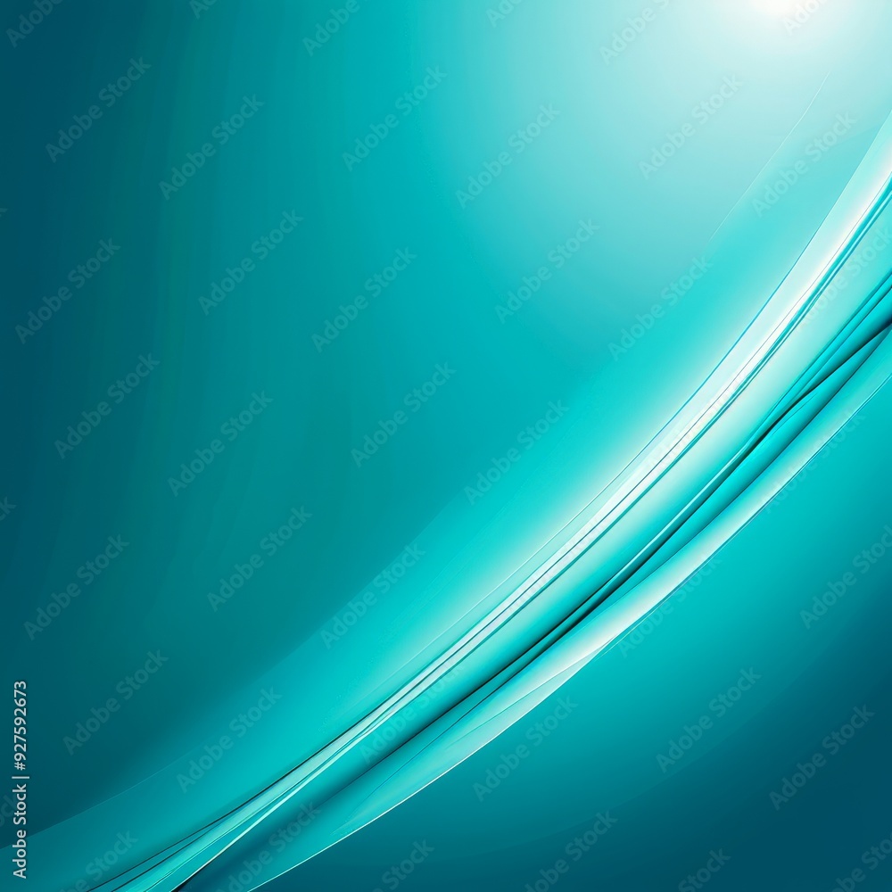 Obraz premium blue background with curved wave