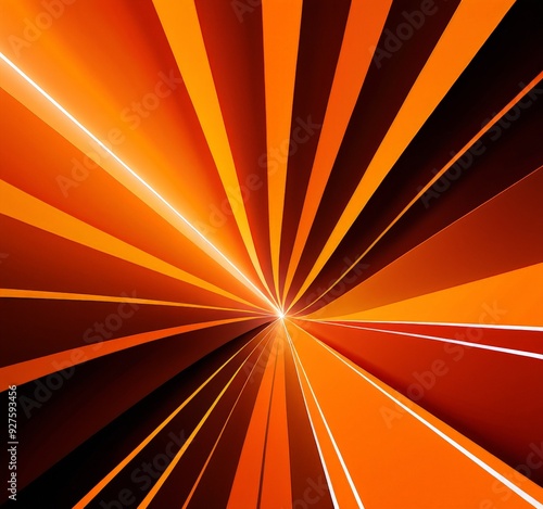 Wallpaper Mural black and orange background with white light Torontodigital.ca